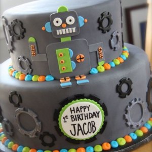 robot cake ideas