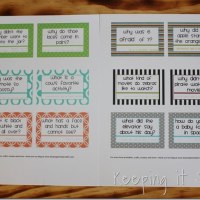 Free Printables - Keeping it Simple