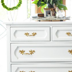 Paris Grey And White Dresser - Canary Street Crafts