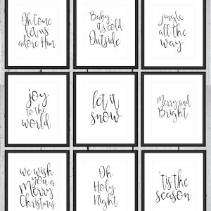 Absolutely free Xmas Printables The Harper Place photo regarding Printable Christmas Signs referred to as Absolutely free Xmas Printables The Harper Place
